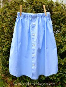 Diy Skirt Tutorial, Upcycled Wardrobe, Clothes Sewing Projects, Skirt Over Pants, Upcycled Sewing, Girl Skirts, Skirt Diy, His Closet, Sewing Projects Clothes