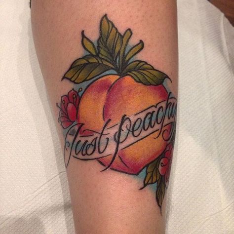 Rose Tattoo Traditional, Peach Tattoo, Petit Tattoo, Kunst Tattoos, Cat Tattoos, Tiny Tattoo, August 1st, 1 Tattoo, Design Tattoo