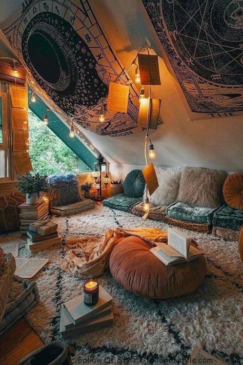 Sala Zen, Bohemian Bedrooms, Arizona House, Zen Room, Zen Yoga, Casa Vintage, Bohemian Bedroom, Meditation Space, Yoga Room