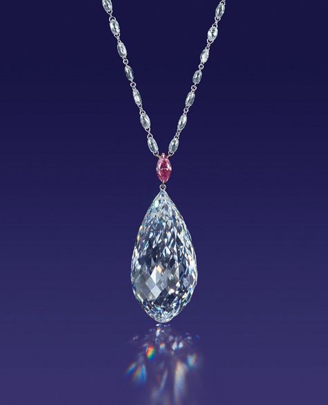 75.36-carat briolette-cut diamond necklace, Christies Hong Kong Most Expensive Diamond Ring, Expensive Diamond Rings, Briolette Diamond, Expensive Diamond, Diamond Pendent, Flawless Diamond, Gem Jewelry, Jewelry Auction, Pendent Necklace