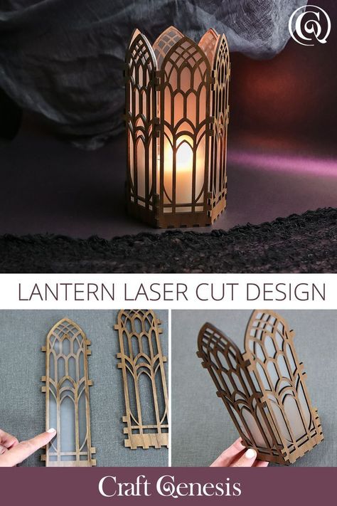 Brighten up your holidays with creative Christmas tree designs and wooden lanterns that bring festive cheer into your home! Modern Clock Design, Personalized Fall Decor, Laser Cut Earrings Acrylics, Laser Cut Decor, Laser Cut Paper, Laser Cut Box, Laser Cut Wood Crafts, Christmas Lighting, Wooden Lanterns