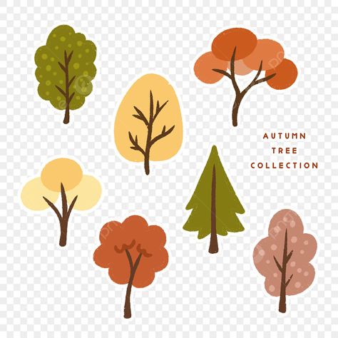 Free Printable Sticker, Background Autumn, Collection Illustration, Note Doodles, Notebook Cover Design, Free Printable Stickers, Tree Clipart, Autumn Illustration, Autumn Tree