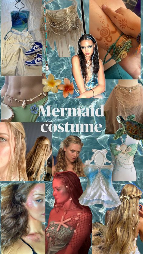 Disfraz de sirena 2024 Costumes Brunette, Monster High Halloween Costumes, Halloween Costumes Brunette, Siren Costume, Monster High Halloween, Costume Aesthetic, Mermaid Costume Diy, Mermaid Halloween Costumes, Siren Core