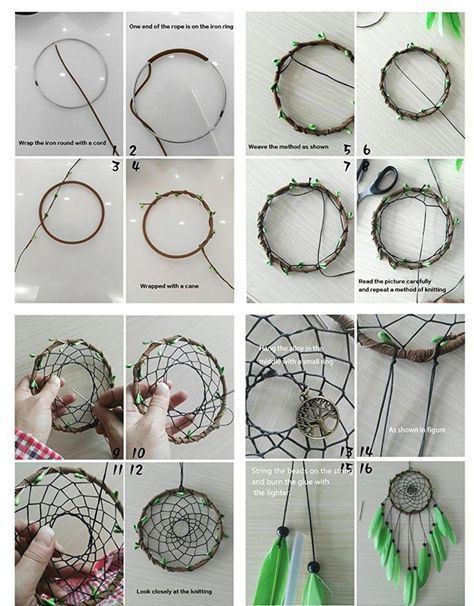 How To Tie A Dream Catcher, How To Make Dream Catchers Step By Step, Diy Dream Catcher Tutorial Step By Step, How To Make A Dream Catcher, Dream Catcher Patterns Step By Step, Make Dream Catcher, Homemade Dream Catchers, Diy Crafts Easy At Home, Making Dream Catchers