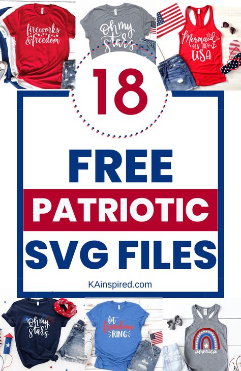 18 FREE PATRIOTIC SVG FILES Us Flag Svg Free, 4th Of July Shirts Cricut, Diy 4th Of July Shirts Cricut, Free Patriotic Svg, Memorial Day Shirt Ideas, Fourth Of July Tshirt Designs, Usa Svg Free, 4th Of July Svg Shirts, Fourth Of July Svg Free