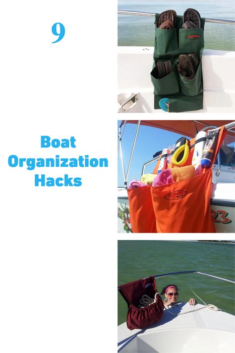 9 Boat Organization Hacks Small Boat Storage Ideas, Boat Storage Ideas Space Saving, Boat Hacks Ideas, Boat Organization Ideas, Boat Organization, Wakeboard Boats, Fishing Rod Storage, Lake Fun, Cruiser Boat