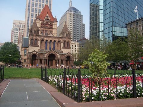 Copley Square - Boston Back Bay Boston Things To Do, Boston Back Bay, Back Bay Boston, Boston Attractions, Boston Neighborhoods, Boston Trip, Things To Do In Boston, To Do In Boston, Moving To Miami