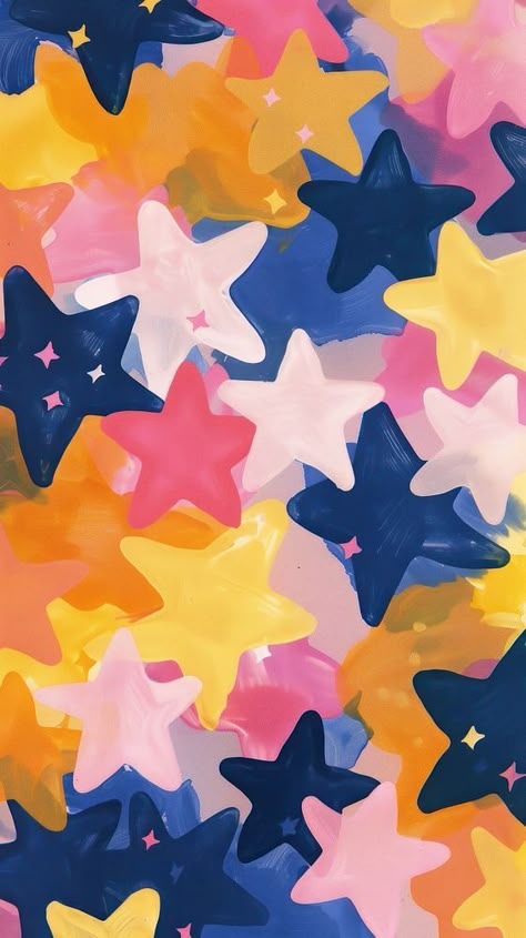 Star pattern animal symbol shark. | free image by rawpixel.com Two Colour Pattern, Cartoon Stars Wallpaper, Colorful Star Background, Aesthetic Seamless Pattern, Pretty Patterns Wallpaper, Scrapbook Wallpaper Aesthetic, Colorful Backgrounds Patterns, Stars On Wall, Star Illustration Design