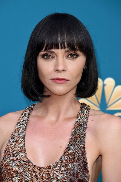 Christina Ricci Hair, Christine Ricci, Forehead Breakout, Fall 2022 Hair, Textured Bangs, Blonde Bangs, Sheryl Lee, Star Hair, Christina Ricci