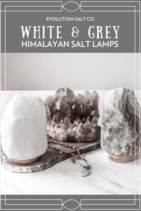 White Salt Lamp, Himalayan Salt Lamp Bedroom, Wellness Decor, Himalayan Salt Lamps, Grey Himalayan Salt Lamp, Hymalayan Salt Lamp, White Himalayan Salt Lamp, Salt Stone, Wellness Room