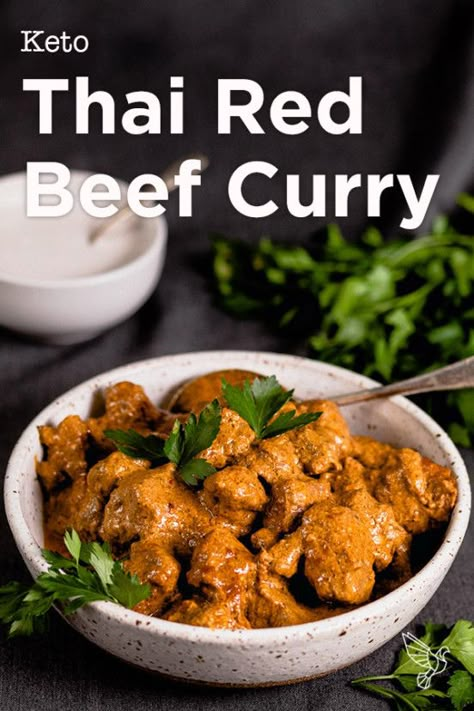 Thai Beef Curry, Keto Curry, Beef Curry Recipe, Beef Food Recipes, Meat Cooking, Thai Beef, Delicious Indian Food, Beef Curry, Tender Meat