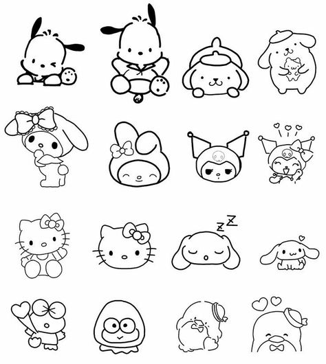 On Tattoo, Kitty Coloring, Hello Kitty Coloring, Sticker Template, Print Out, Image Search, Tattoo Ideas, Coloring Pages, Hello Kitty