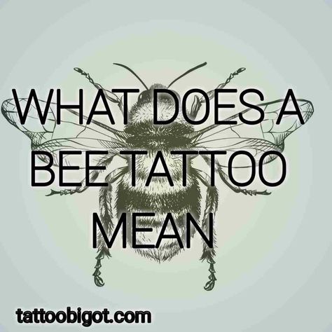 What Does a Bee Tattoo Mean? Buzzing into Symbolism Meaning Of Bee Tattoo, Bee Tattoo Meaning For Women, Bumble Bee Tattoo Meaning, Let It Bee Tattoo, Bee Symbolism Meaning, Bee Hand Tattoo, Bee With Honeycomb Tattoo, Honey Bee Tattoo Design, Bee Honeycomb Tattoo