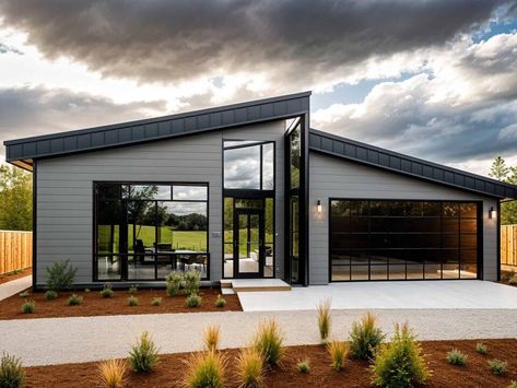 Why Steel Building Barndominiums are the Future of Modern Living - NewsBreak Southwestern Exterior, Icf Blocks, Steel Building, Desert Homes, Steel Buildings, Fort Myers, Modern Living, Exterior Design, House Exterior