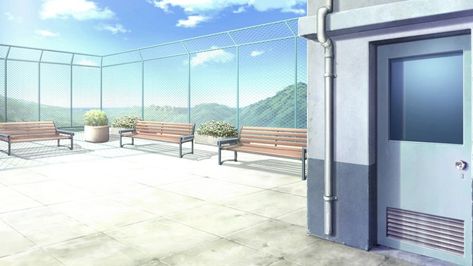 Anime Rooftop, Anime Backgrounds Rooftop, Mha Scenery, Scene Background, Scenery Background, Anime Backgrounds, Art Idea, Anime Background, Gacha Life