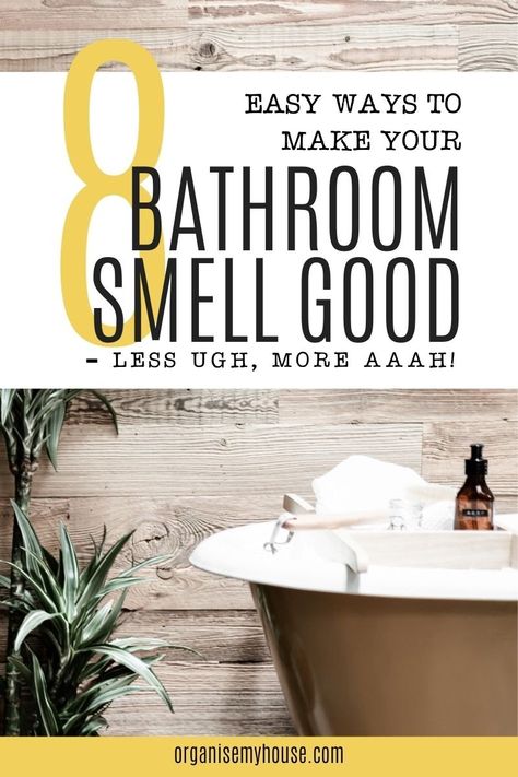 How To Make Water, Bathroom Odor, House Smell Good, Bathroom Smells, Natural Swimming Pool, Toilet Cleaner, Room Smells, Essential Oil Scents, Bathroom Cleaner