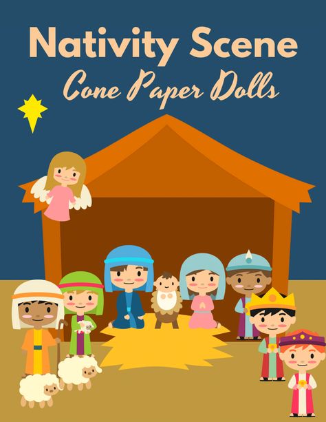 10 Easy Nativity PRINTABLE PAPER DOLLS - Easy Peasy Creative Ideas Nativity Finger Puppets, New Christmas Crafts, Christmas Paper Dolls, Printable Nativity, Nativity Craft, Nativity Clipart, Paper Doll Craft, Nativity Silhouette, Free Printable Paper Dolls