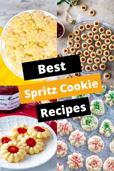 TOP 40 SPRITZ COOKIES RECIPES YOU MUST TRY AT HOME Classic Spritz Cookies, Cream Cheese Spritz Cookies, Butter Spritz Cookies, Christmas Spritz Cookies, Spritz Cookie Recipe, German Christmas Cookies, Spritz Cookies, Butter Cookies Recipe, Cookie Press