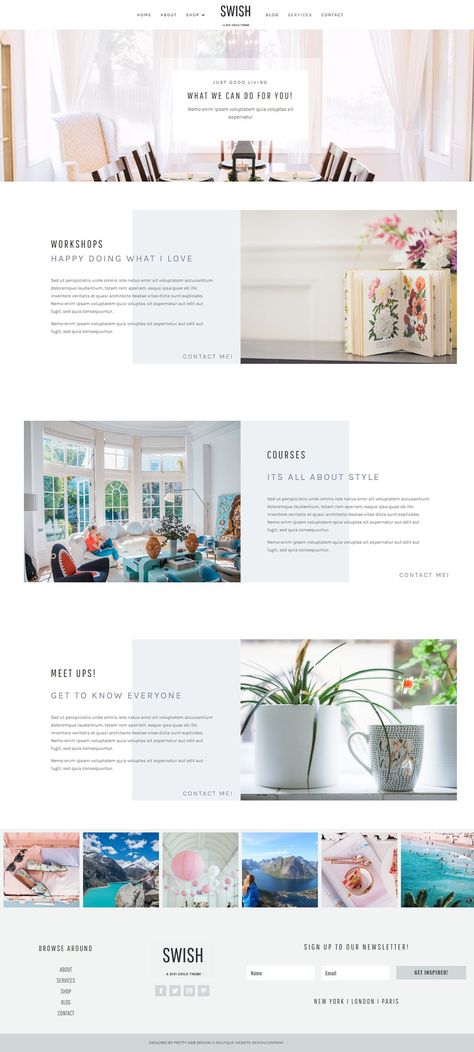 Pretty Web Design, Website Themes Wordpress, Wordpress Ecommerce Theme, Blog Website Design, Divi Theme, Interior Design Website, Portfolio Website Design, Ecommerce Themes, Blog Themes Wordpress