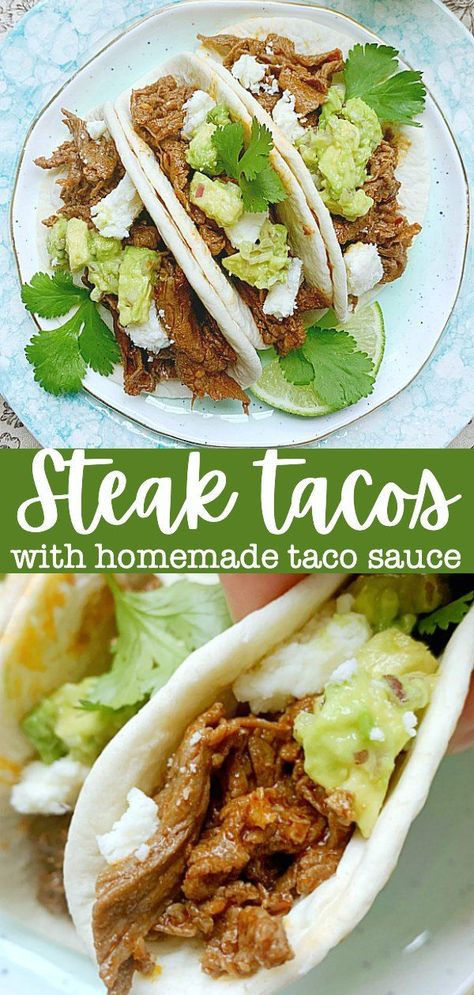 Easy Steak Tacos, Shaved Steak Recipe, Shaved Beef Recipe, Homemade Taco Sauce, Shaved Beef, Shaved Steak, Steak Taco Recipe, Beef Steak Recipes, Easy Steak Recipes