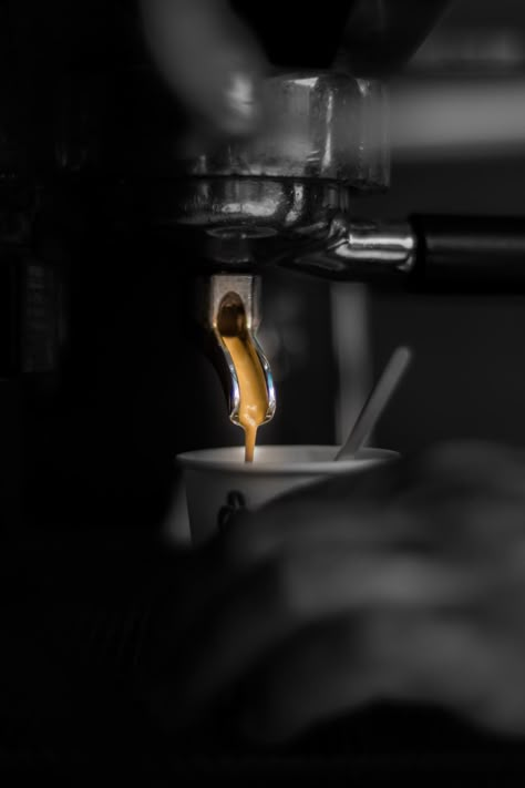 rain-storms: “ Golden coffee by Abdulrahman Islambouli Via Flickr: My daily coffee, it’s Irresistible. (express coffee) i drink it every day and i’m so in love with this taste . ” Coffee Shop Photography, Coffee Shot, Coffee Barista, Coffee Pictures, Coffee Photos, Coffee Poster, Coffee Photography, Aesthetic Coffee, Pour Over Coffee