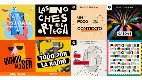 Portadas de podcast: un terreno gráfico por explorar — Brandemia Podcast, Branding, Humor, Humour