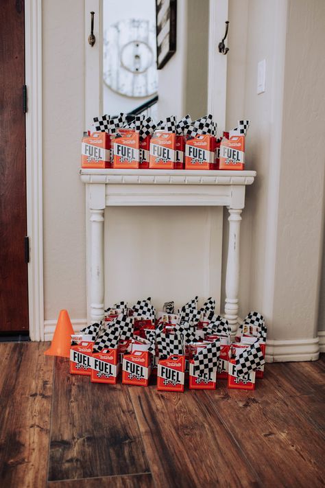 Party Favors Race Car Theme, Car Birthday Party For Men, Cars Theme Third Birthday Party, 2fast 2curious Birthday, Racing Theme Party Favors, Race Car Birthday Party Favor Ideas, Hotwheels Birthday Party Favors, 2 Fast 2 Furious Party Favors, Cars Birthday Favors