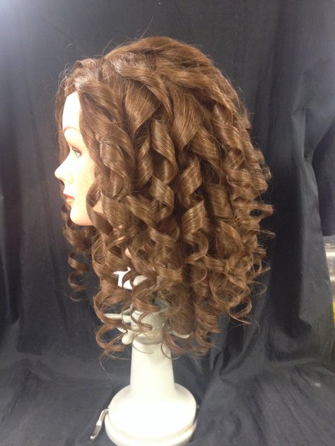 Beautiful all over curls with marcel iron Marcel Curls Hairstyles, Curly Iron Hairstyles, Marcel Irons, Using Curling Iron, Iron Hairstyles, Marcel Styles, Marcel Curling Iron, Curly Iron, Victoria Secret Hair