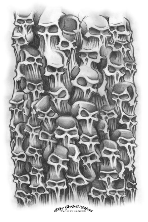 Skull texture by SteveGolliotVillers on DeviantArt Tattoo Background Shading, Skull Filler Tattoo, Skull Filler Tattoo Ideas, Backgrounds For Tattoos, Tattoo Texture, Shading Filler Tattoo, Tattoo Backgrounds, Texture Drawings, Filler Tattoo Ideas Backgrounds