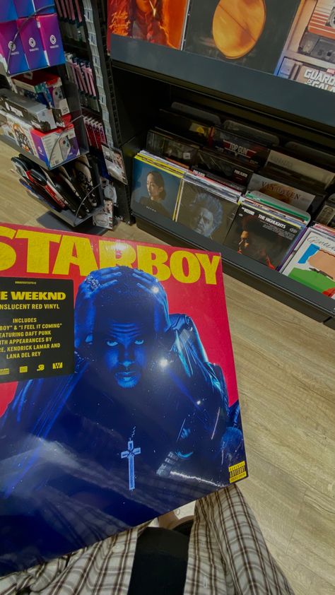 The Weeknd Vinyl, Starboy The Weeknd, Daft Punk, Kendrick Lamar, The Weeknd, Lana Del Rey, Cd, Vinyl, Gifts