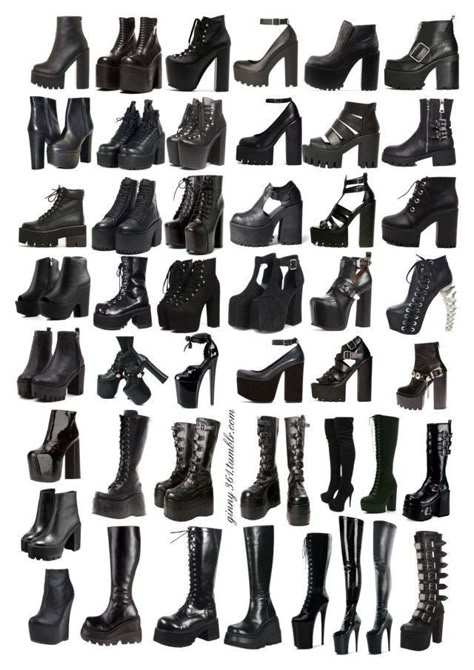 Goth Fits, Goth Outfit Ideas, Easy Things To Draw, Goth Shoes, Gothic Shoes, Clothing Sketches, Fashion Shoes Heels, Shoes Outfit Fashion, Things To Draw