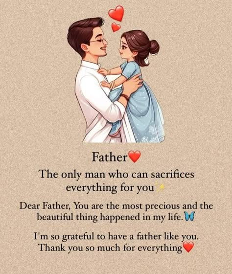 Father Sacrifice, Father Birthday Quotes, Cute Short Love Story, Father Daughter Love Quotes, Sacrifice Quotes, Love Parents Quotes, Father And Daughter Love, Inspirational Smile Quotes, Love My Parents Quotes