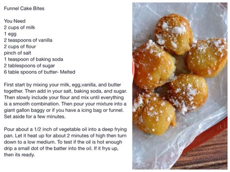 Funnel Cake Bites Air Fryer, How To Make Funnel Cakes At Home Recipes, How To Make Funnel Cakes At Home, Funnel Cake Bites Recipe, Funnel Cake Recipe Easy, Funnel Cake Bites, Thanksgiving Dessert Recipes, Funnel Cake Recipe, Simple Family Meals