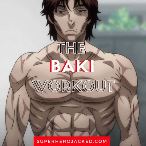 Baki Hanma Bodybuilding, Baki Workout Manga, Baki Hanma Workout Plan, Baki Hanma Exercise, Baki Workout At Home, Baki Training Manga, Deku Workout Routine, Baki Workout Routine, Baki Hanma Workout Routine