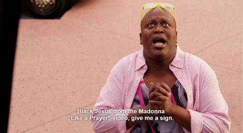 Oh, Titus Andromedon, how I love you... Unbreakable Kimmy Schmidt Quotes, Titus Andromedon, Schmidt Quotes, Sitcoms Quotes, Madonna Like A Prayer, Blog Aesthetic, Classic Memes, Aesthetic Blog, Kimmy Schmidt