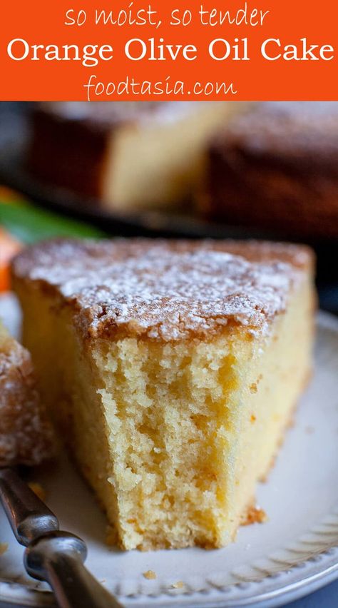 Orange And Olive Oil Cake, Olive Oil Coffee Cake, Orange Olive Oil Cake Recipe, Citrus Olive Oil Cake, Oil Cake Recipe, Chocolate Olive Oil Cake, Orange Olive Oil Cake, Orange Olive Oil, Olive Oil Cake Recipe