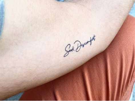 Siblings Keeper Tattoo, Discomfort Tattoo, Minimal Brother Sister Tattoo, Brother And Sister Keeper Tattoos, Brother’s Keeper Tattoo, Seek Discomfort Tattoo, Sister Dedication Tattoo, Seek Discomfort, Brother Sister Tattoo