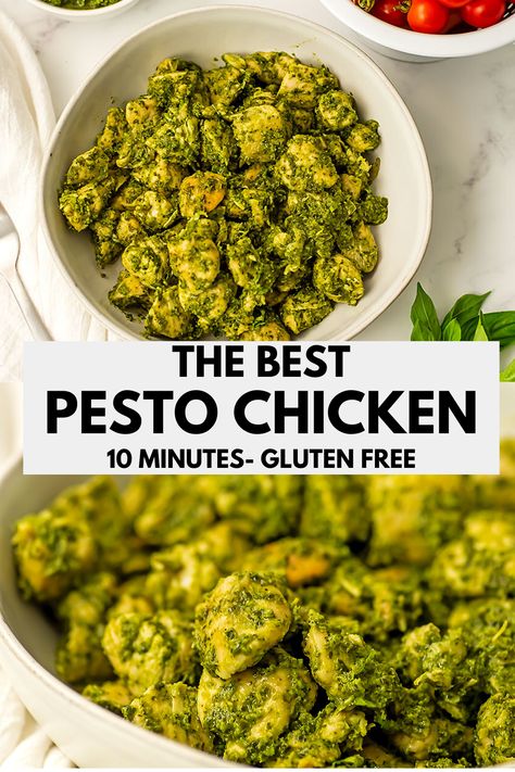 Pesto Chicken Marinade Recipes, Pesto Chicken Stovetop, Paleo Pesto Chicken, Pesto Ground Chicken, Pesto Whole 30, Greek Yogurt Pesto Chicken, Whole 30 Pesto Chicken, Pesto Chicken Cutlet Recipes, High Protein Pesto Recipe