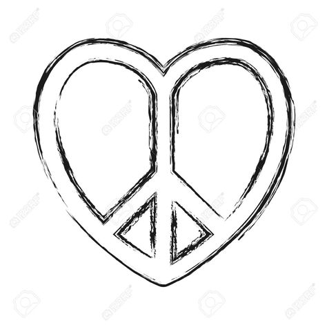 tattoo idea Heart Peace Sign Tattoo, Peace Sign Tattoos, Peace Heart, Symbol Tattoos, Tattoo Idea, Peace Sign, Peace Symbol, Tattoo Ideas, Tattoo Designs