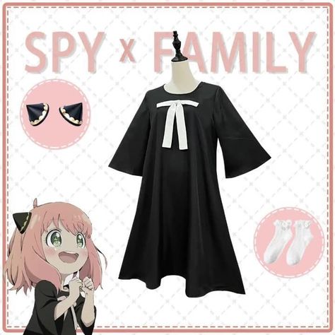 Anya Spy X Family Costume, Anya Outfits Spy X Family, Anya Forger Costume, Anya Spy X Family Cosplay, Cosplay Anime Outfits, Cosplay Facil, Easy Cosplay Costumes, Simple Cosplay Ideas, Cosplay Anya