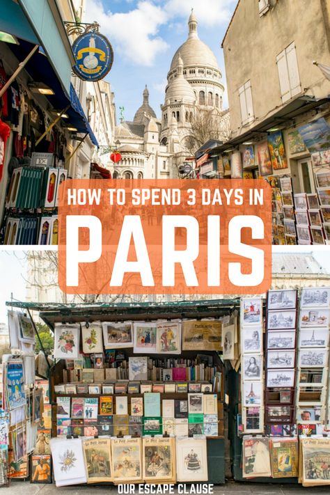 The perfect 3 days in Paris itinerary, especially for first-time visitors: check out highlights like the Eiffel Tower and the Louvre, exciting neighborhoods like Saint Germain and Montmartre, and unique sights like the catacombs--all with just 3 days in Paris! #paris #france #itinerary #travel #europe 4 Days In Paris, Sainte Chapelle Paris, Eiffel Tower In Paris, Tower In Paris, Paris Itinerary, Paris Travel Tips, Travel Captions, Paris Travel Guide, Marseille France