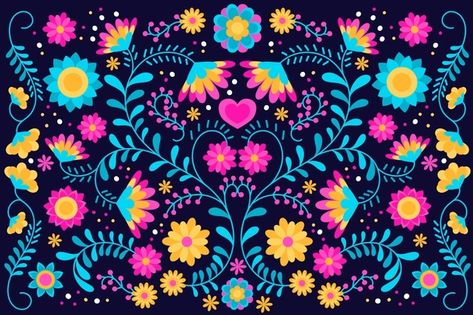 Mexican flowers Vectors, Photos and PSD files | Free Download Embroidery Mexican, Mexican Colors, Mexican Pattern, Mexican Flowers, Mexican Embroidery, Floral Banners, Folk Art Flowers, Mexican Designs, Spring Wallpaper