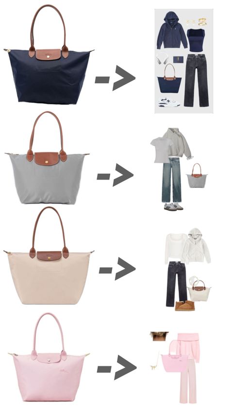 Outfit idea with longchamp bag Longchamp Bag Outfit, Longchamp Style, Longchamp Outfit, Longchamp Tote Bag, Girly Christmas Gifts, Cottagecore Outfit, Longchamp Bag, Longchamp Bags, Business Outfits Women