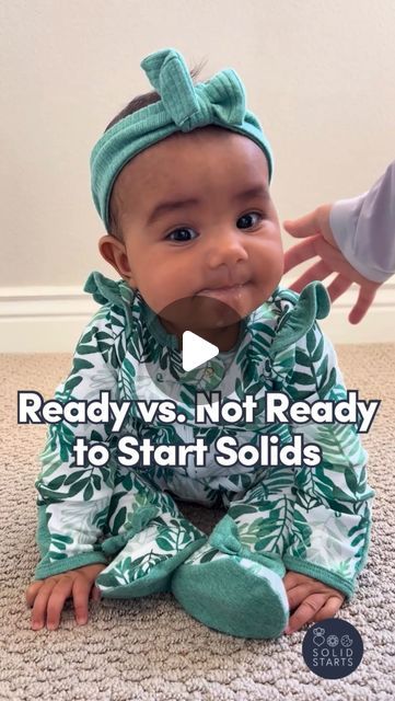 Solid Starts on Instagram: "Ready or not? 🥦🍓🌽

According to the research, most healthy, full-term, typically developing babies are ready to start eating solid food around 6 months old. But before you dive in, make sure baby has reached each of these critical developmental milestones first: 

✔️Sitting: Baby is able to sit with a little bit of support. 

✔️Reach & Grab: Baby is able to pick up objects and easily bring them to their mouth while seated

✔️Interest: Baby intently watches you eat, mouths for food, or leans forward for it

What does supported sitting look like?

Baby should maintain their head and neck upright without slouching when seated in a high chair or on a parent’s lap. Baby also needs to be able to use their hands to reach for something while staying upright. Head and Starting Solids 6 Months, Starting Solids Baby Schedule 4 Months, How To Help Baby Sit Up, Baby Starting Solids, When To Start Solids For Baby, Solid Starts, 6 Month Milestones, Developmental Milestones, 6 Month Olds