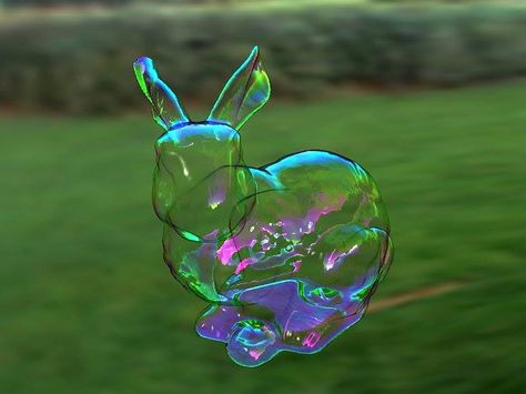 Bubble Bunny Bubble Balloons, Blowing Bubbles, Diy Fairy, Bunny Art, Fairy Garden Accessories, Fairy Garden Diy, Soap Bubbles, Travel Art, Rabbits