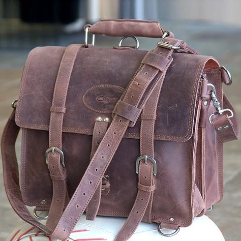 Sale – Hilason Saddles & Tack Superstore Briefcase Backpack, Leather Briefcase Bag, Briefcase Bag, Backpack Laptop, Buffalo Leather, Leather Briefcase, Laptop Accessories, Medium Bags, Laptop Backpack