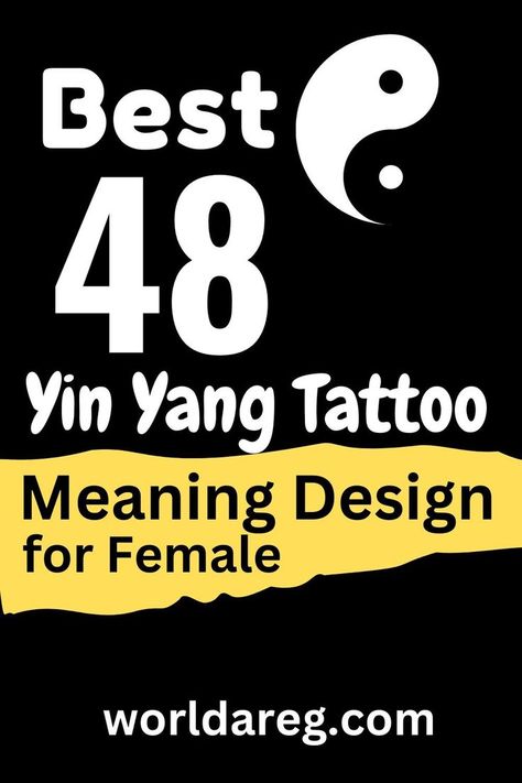 Best Yin Yang Tattoo Meaning Design for Female Copy Now Japanese Ying Yang Tattoo, Yin Yang Tattoo Design Unique, Minimal Yin Yang Tattoo, Ying Yang Drawing Ideas, Simple Ying Yang Tattoo, African Tattoo Ideas Black Women, Geometric Yin Yang Tattoo, Ying Yang Tattoo For Women, Yin And Yang Tattoo Ideas