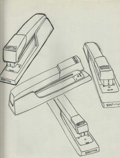 Stapler study Stapler Sketch, Stapler Drawing, Object Drawings, Stapler Design, Analytical Drawing, Drawing Perspective, School Drawing, Structural Drawing, Isometric Drawing