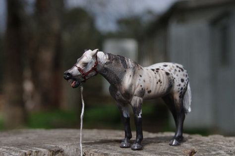 It's hard work being a horse by Puffinfire.deviantart.com on @DeviantArt Horse Diorama, Long Hair And Beard, Horse Deviantart, Breyer Horse Display, Breyer Custom Horses, Breyer Horse Photography, Breyer Stablemates Custom, Horse Toys, Breyer Horses Scenes