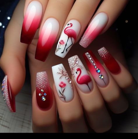 Summer Art Ideas, Patriotic Nail, Acrylic Nail Designs Classy, Fourth Of July Nails, Gel Toe Nails, Chrome Nails Designs, Sassy Nails, Punk Nails, Diy Acrylic Nails